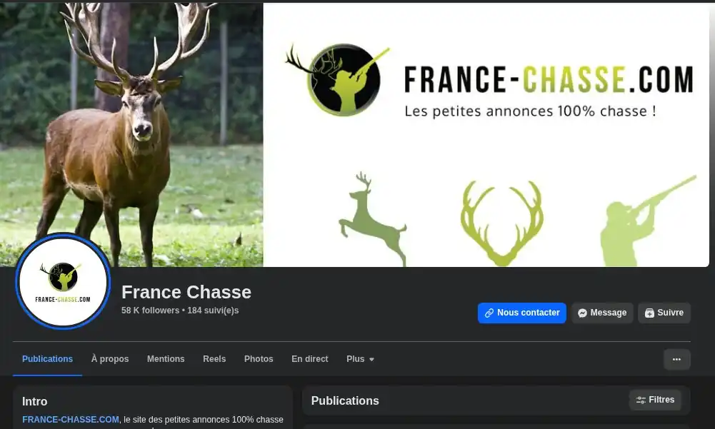 france  chasse  sur facebook