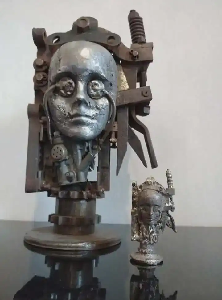 Exemple de sculpture moulée en bronze par lartiste Franc-Comtois Romain Bresson