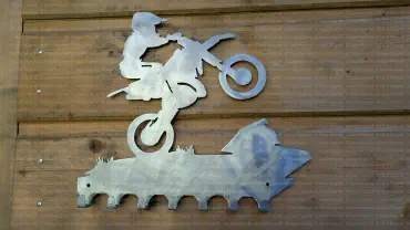 Porte-Clés mural Moto Cross