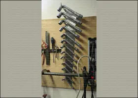 Support pour clés à pipes